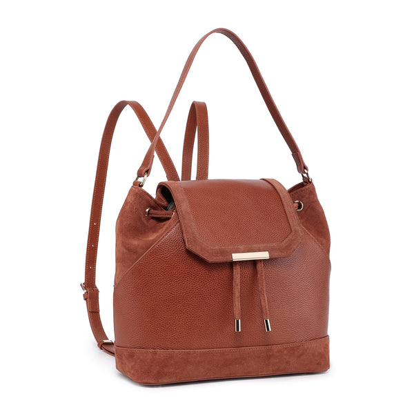 Morimi Croc-Embossed Leather Handbag Bucket/Backpack Black– Vicenzo Leather