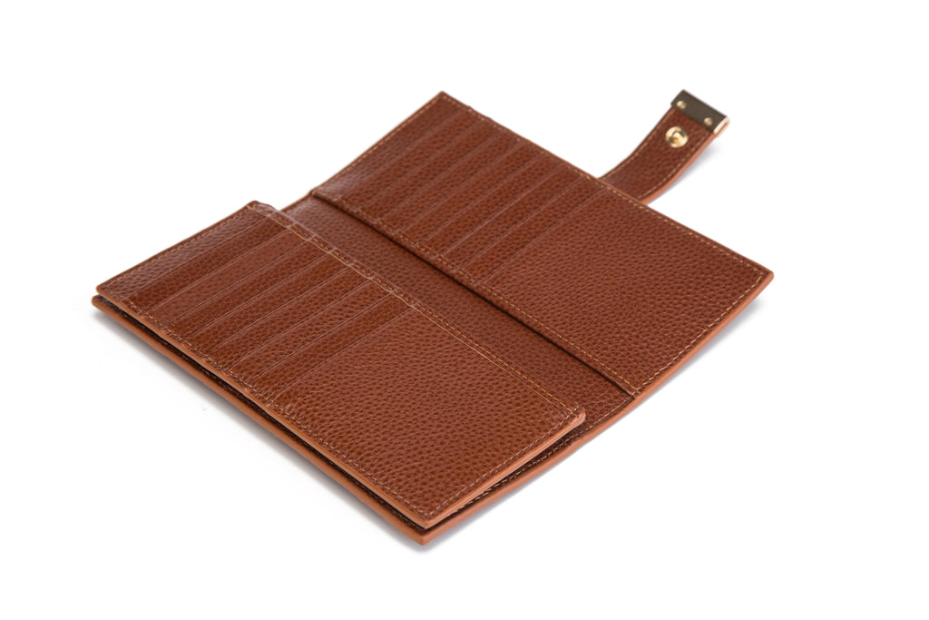 Seattle Distressed Leather Compact Wallet - PalePink– Vicenzo Leather