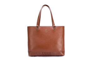 Vicenzo Leather Peace Leather Tote Handbag