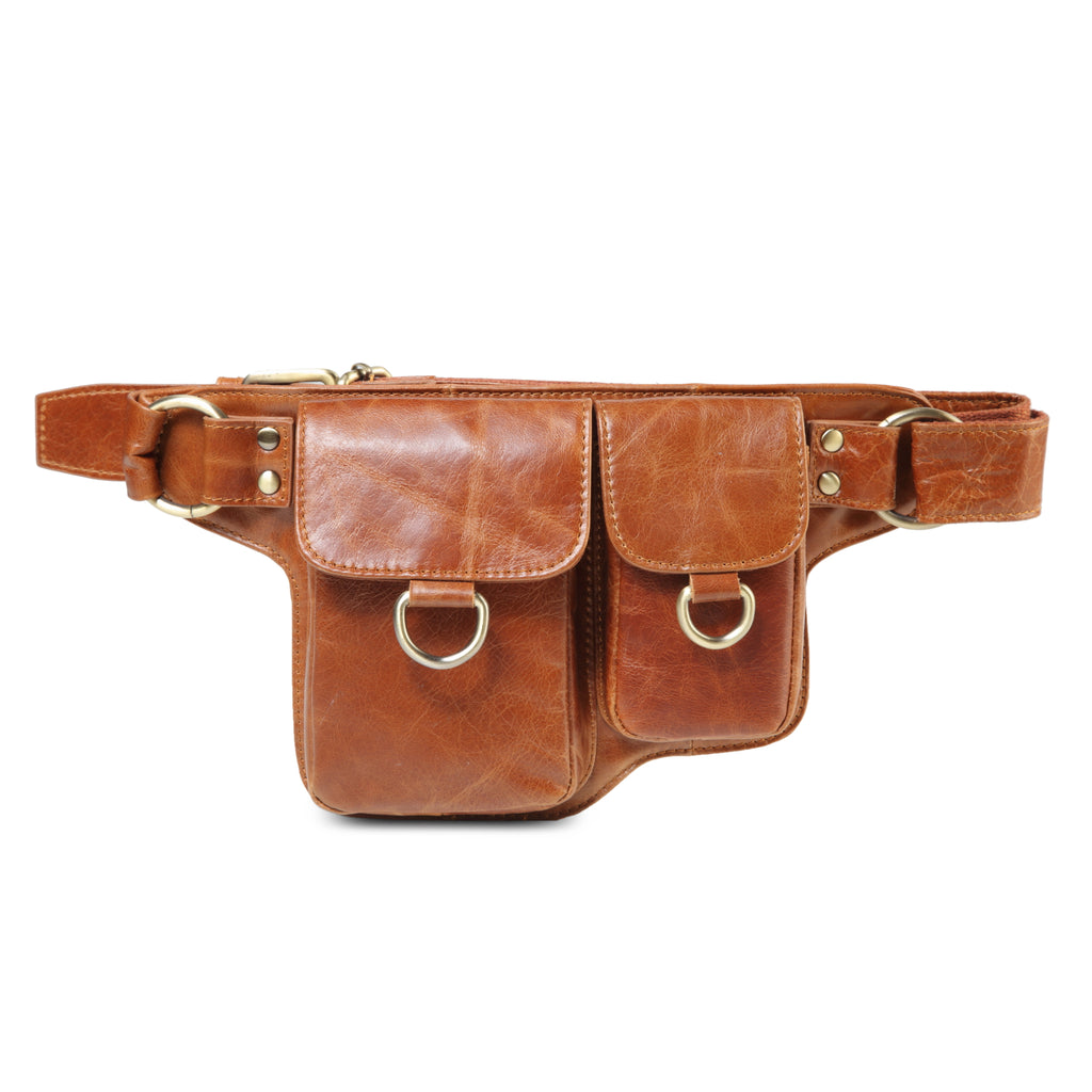Leather Belt Bag | Black – Vellaire